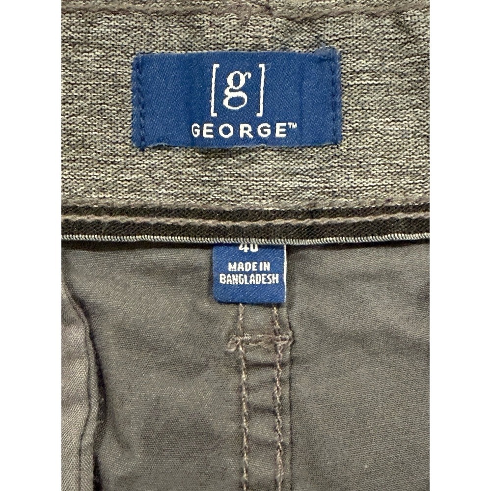 George Cargo‎ Shorts Below Knee Charcoal Gray Size 40 - Picture 6 of 8